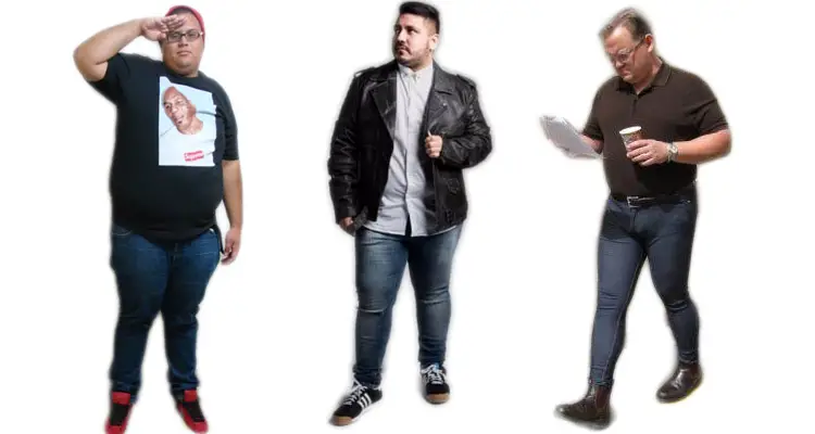 skinny jeans for fat guys