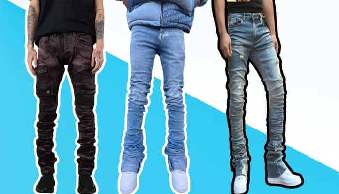 What Are Stacked Jeans
