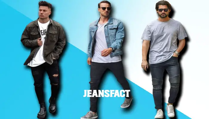woestenij tapijt Sport What To Wear With Biker Jeans? Biker Jeans Outfit Idea For Men