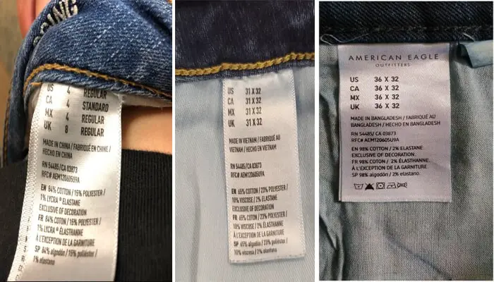 Where Are American Eagle Jeans Made?