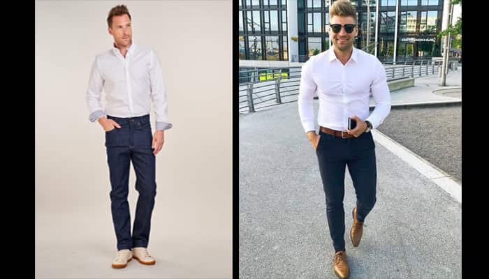 White Shirt Matching Pant: Best Pants To Try On White Shirts For Men