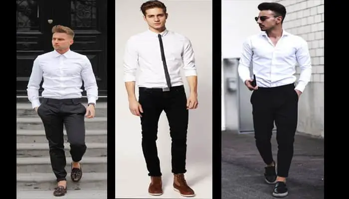 Black Pants With White Shirt