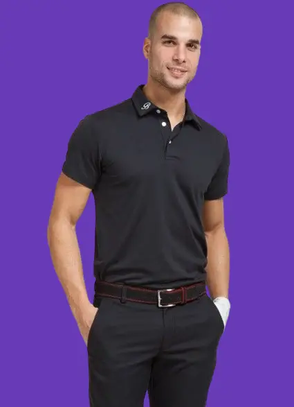Black Polo T-Shirt With Black Pants, What To Wear With Black Pants Men
