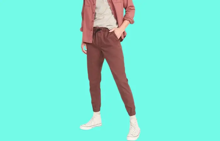 Away From Blue | Aussie Mum Style, Away From The Blue Jeans Rut: Burgundy  Pants, Grey and White Stripe Tee, Leather Jacket, Studded Mouse Flats