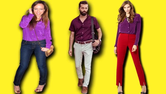 What Color Pants Goes With Purple Shirt Both Men And Women