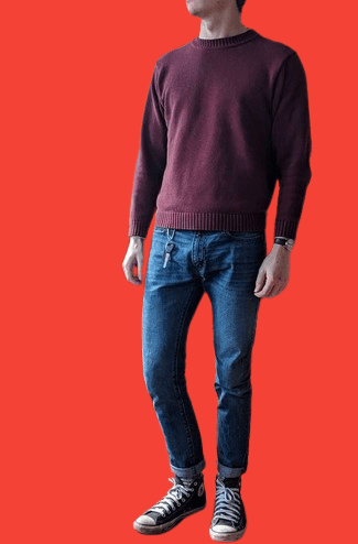 Dark Blue Jeans Outfit Ideas for Men