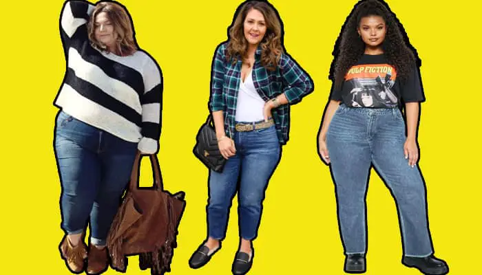 How To Style Straight-Leg Jeans For Plus-size Women?