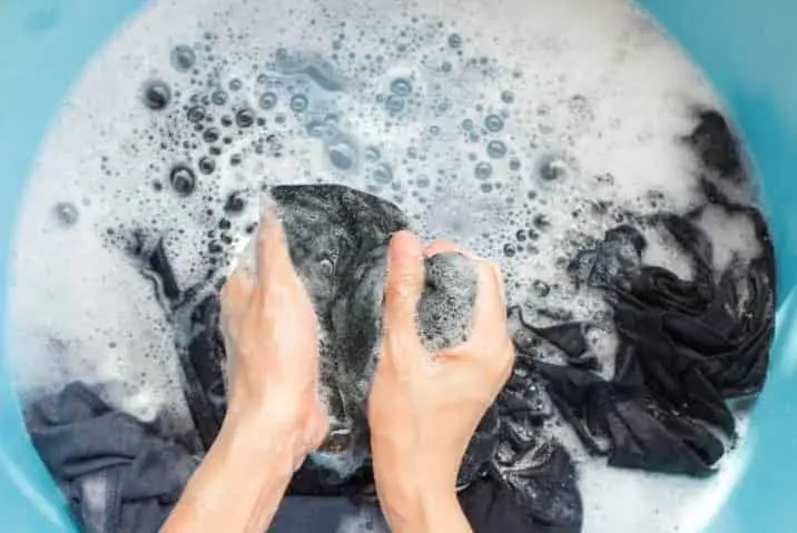 Wash black pants in Cold Water