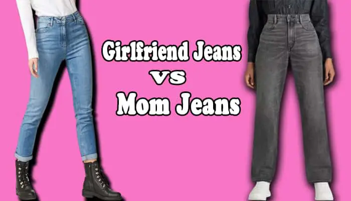 What is the difference between a girlfriend and straight jeans