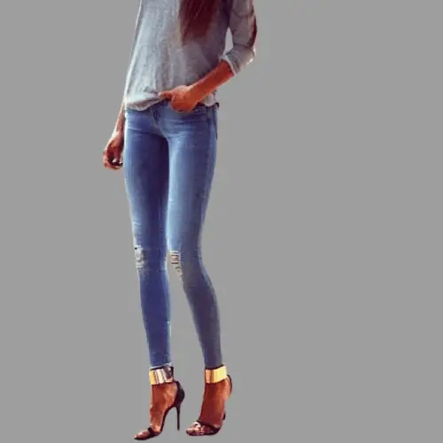 Skinny Jeans With Stilettos