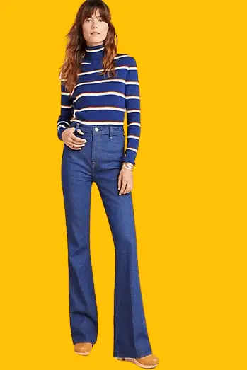 Turtleneck Sweater With Bootcut Jeans