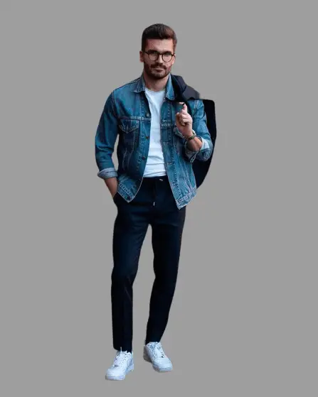 Rock the Denim Look with Skinny Jeans and Air Force One