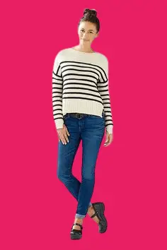 Sweater And Dansko With Skinny Jeans