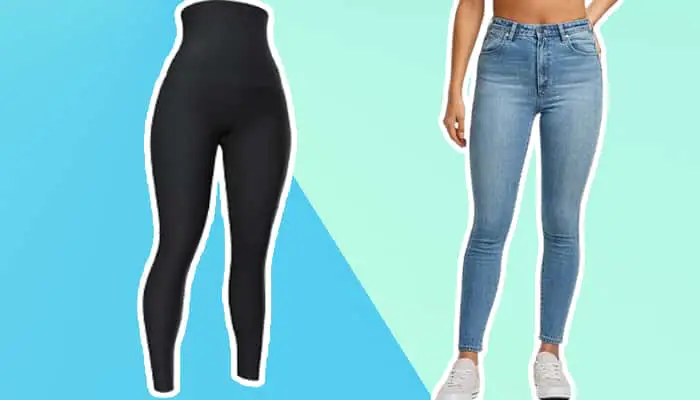 Compression Leggings Under Skinny Jeans