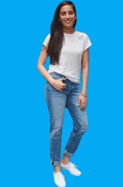 White Top and Tapered Jeans, How To Wear Tapered Jeans