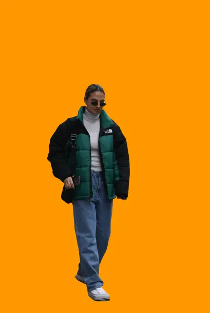 Oversized Jacket With Baggy Jeans