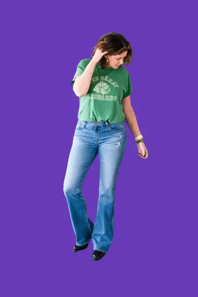 Graphic Tee-shirts With Bootcut Jeans