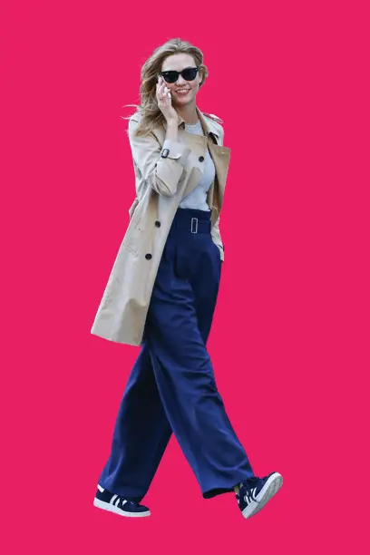 Trench Coat With Baggy Jeans