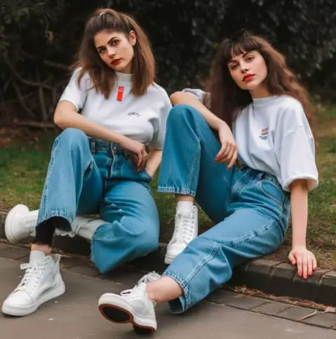 When did mom jeans become popular