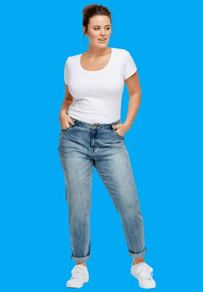 Tank Tops With Boyfriend Jeans For Plus-Size Women