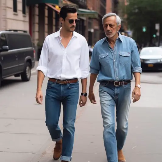 Collared Shirt With Dad Jeans, dad jeans outfit ideas