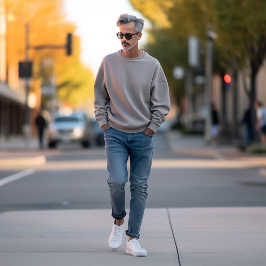 A Guide to Casual Cool for Men: How To Style Dad Jeans?