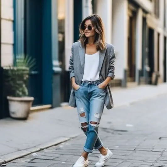 girlfriend jeans style