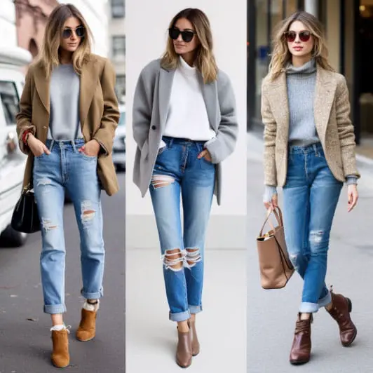 Winter Styling Tips: Look Fabulous in Girlfriend Jeans