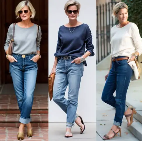 Stylish Comfort: Tips for Wearing Boyfriend Jeans Over 40