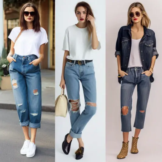 What Body Type Can Wear Boyfriend Jeans