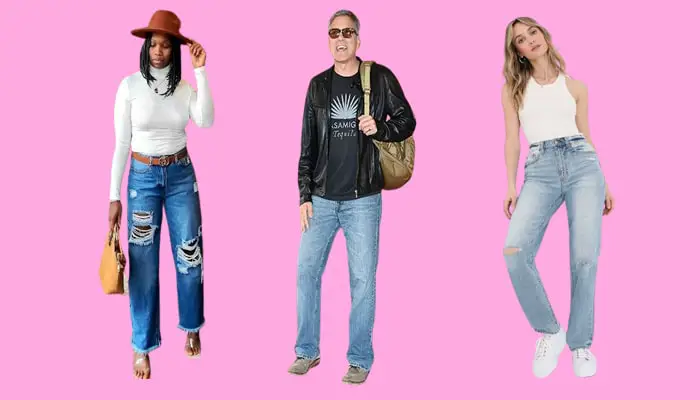 Men and Women can wear Dad Jeans