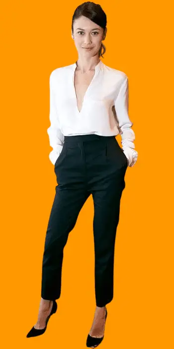 Ankle Pants With White Shirt, ankle pants outfit female