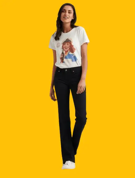Low-Rise Jeans & Graphic Tee-Shirts, How To Style Low Rise Jeans