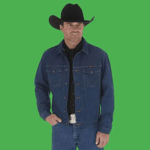 Denim Jacket With Cowboy Jeans