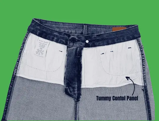 tummy control panel jeans for hide muffin top