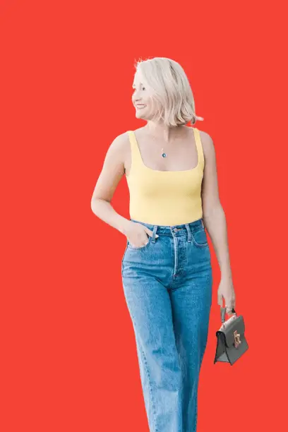 Tank Top With Wide-leg Cropped Jeans, How To Style Wide-leg Cropped Jeans