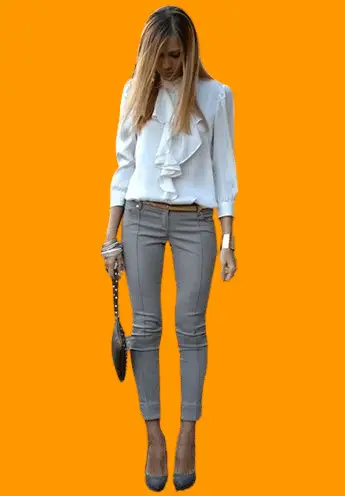 Formal Tops With Ankle Pants