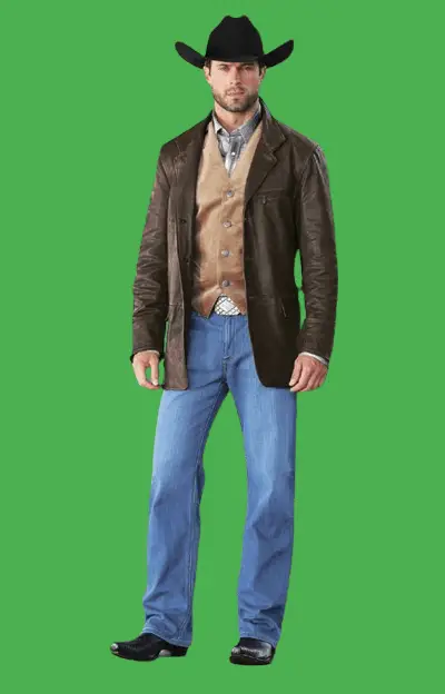 Blazer With Cowboy Jeans