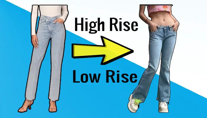 How to Convert High-Rise Jeans into Low Rise