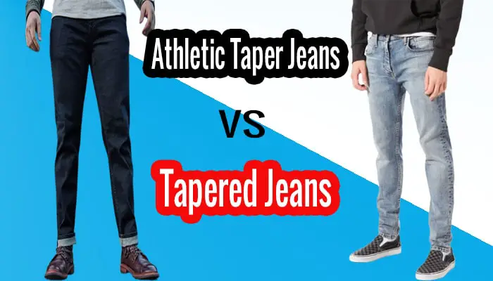 difference between Tapered Fit and Athletic Fit, 