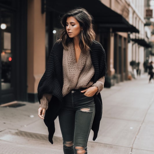 What To Wear With Black Ripped Jeans Women? 21 Outfit Ideas