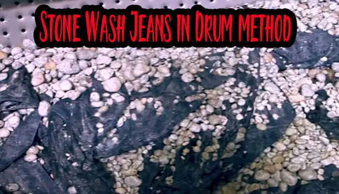 Drum Method For Jeans Stone Wash