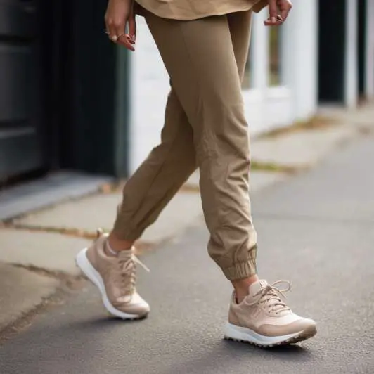 Running Shoes With Khaki Pants