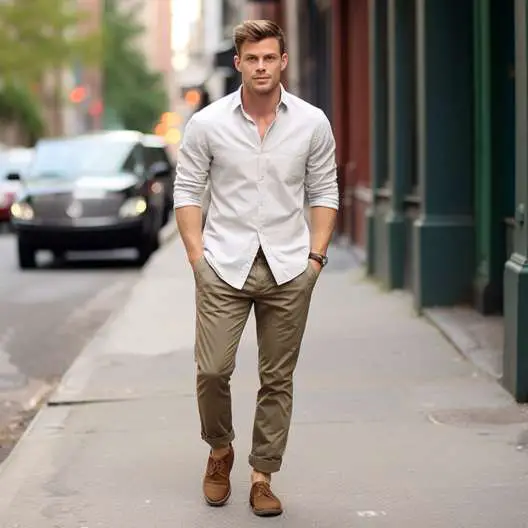 How to Style Carhartt Pants: Carhartt Pants with a Button-Down Shirt