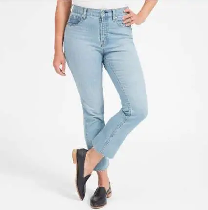 Everlane High-Rise Slim Crop Jeans