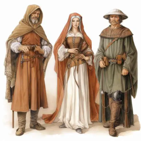  medieval period clothing