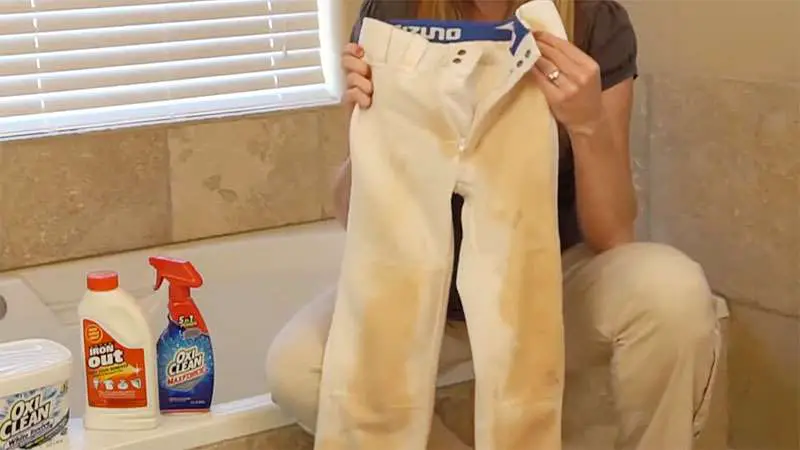 How to clean White Baseball Pants