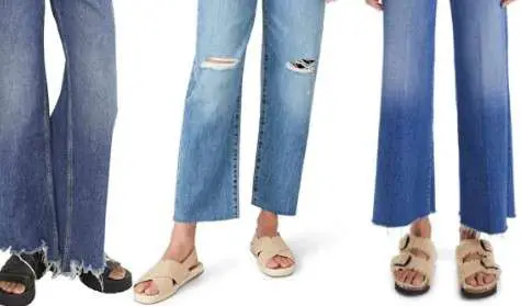 what shoes to wear with wide leg jeans