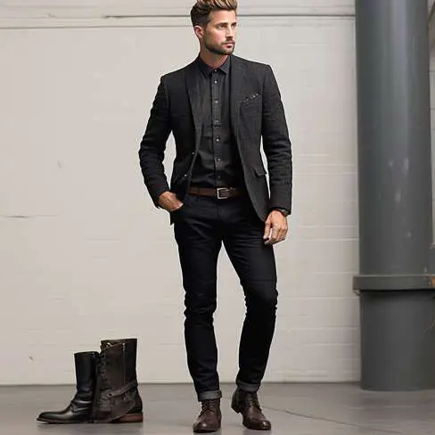 How To Wear Cuffed Jeans With Chukka Boots For Men