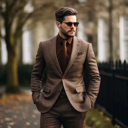 How to Wear a Brown Jacket with Grey Pants: 11 Stylish Outfit Ideas for Men